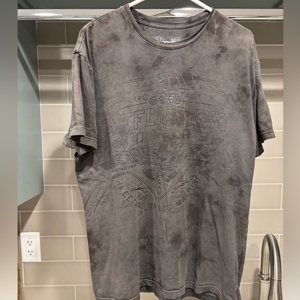 Y2K Affliction Motors Motorcycle Tee Size XL